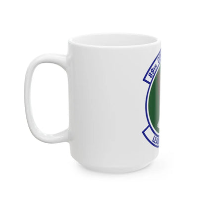 89th Contracting Squadron (U.S. Air Force) White Coffee Mug-Go Mug Yourself