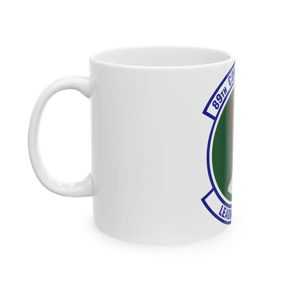 89th Contracting Squadron (U.S. Air Force) White Coffee Mug-Go Mug Yourself