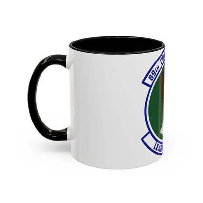 89th Contracting Squadron (U.S. Air Force) Accent Coffee Mug - Go Mug Yourself
