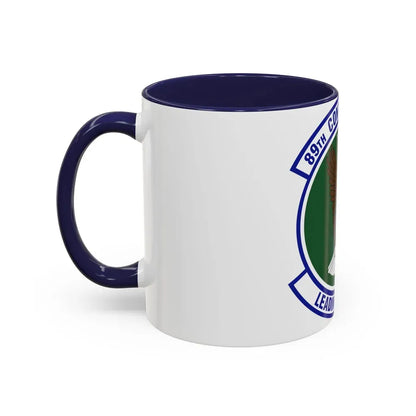 89th Contracting Squadron (U.S. Air Force) Accent Coffee Mug - Go Mug Yourself