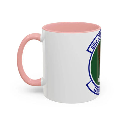 89th Contracting Squadron (U.S. Air Force) Accent Coffee Mug - Go Mug Yourself