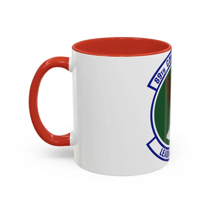 89th Contracting Squadron (U.S. Air Force) Accent Coffee Mug - Go Mug Yourself
