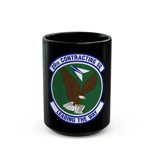 89th Contracting Squadron (U.S. Air Force) Black Coffee Mug 15oz - Go Mug Yourself