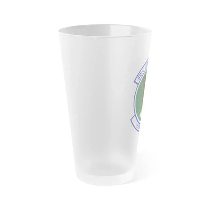 89th Contracting Squadron (U.S. Air Force) Frosted Pint Glass 16oz - Go Mug Yourself