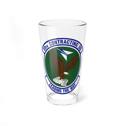 89th Contracting Squadron (U.S. Air Force) Pint Glass 16oz 16oz - Go Mug Yourself