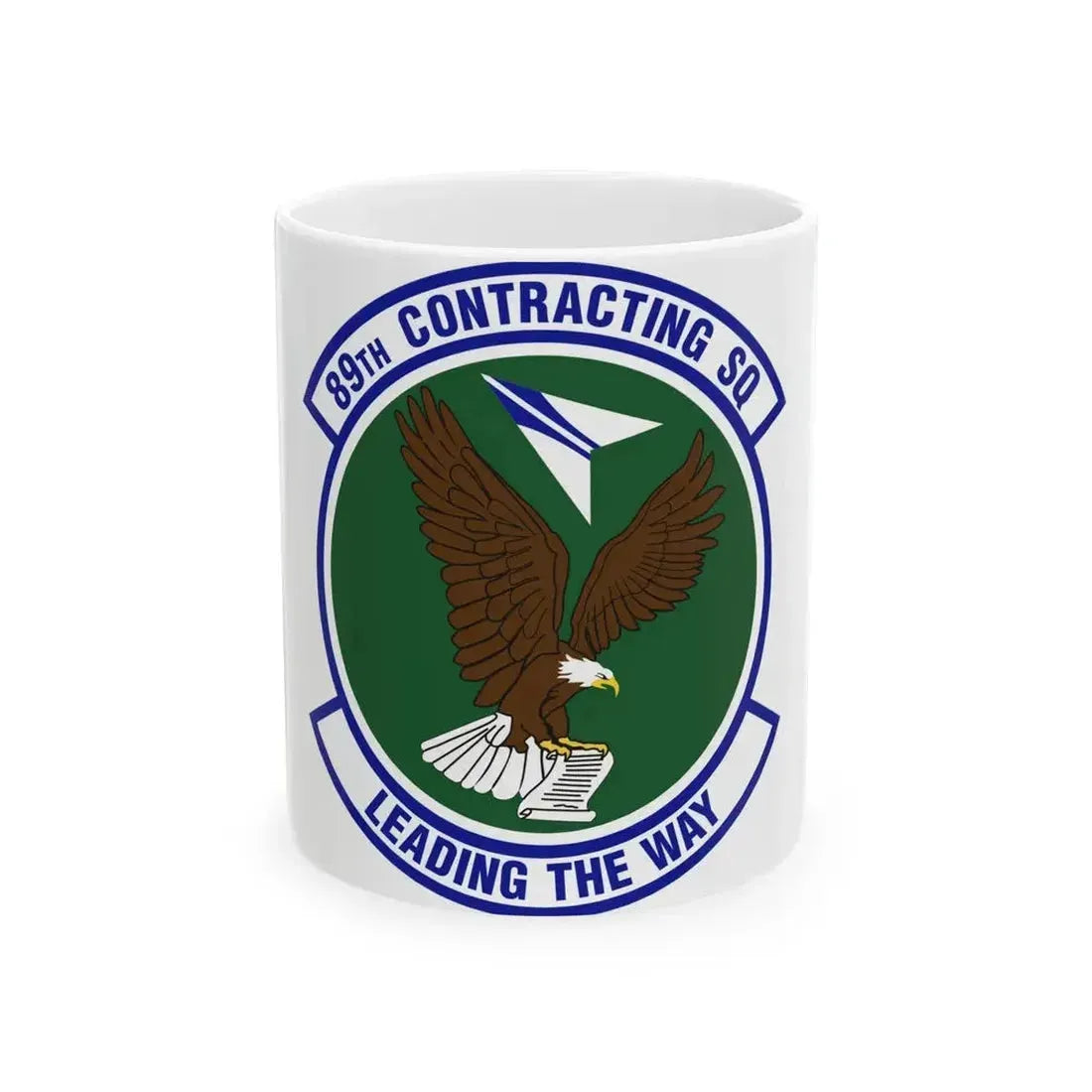 89th Contracting Squadron (U.S. Air Force) White Coffee Mug 11oz - Go Mug Yourself