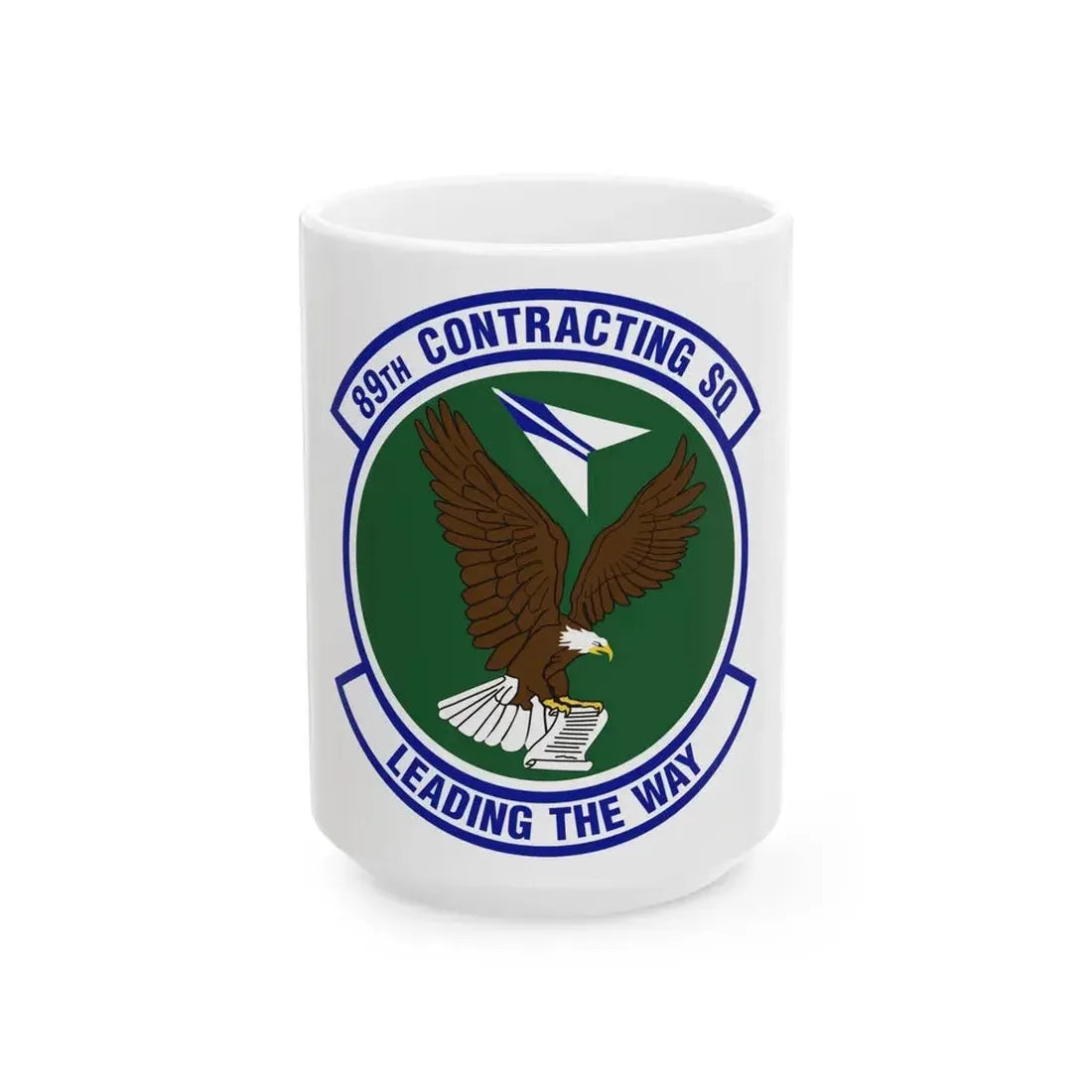 89th Contracting Squadron (U.S. Air Force) White Coffee Mug - Go Mug Yourself