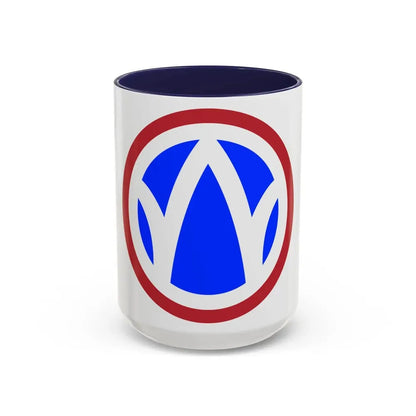 89th Regional Readiness Command SSI (U.S. Army) Accent Coffee Mug 15oz Navy - Go Mug Yourself