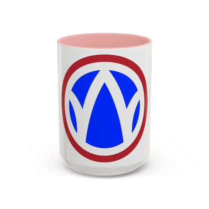 89th Regional Readiness Command SSI (U.S. Army) Accent Coffee Mug 15oz Pink - Go Mug Yourself