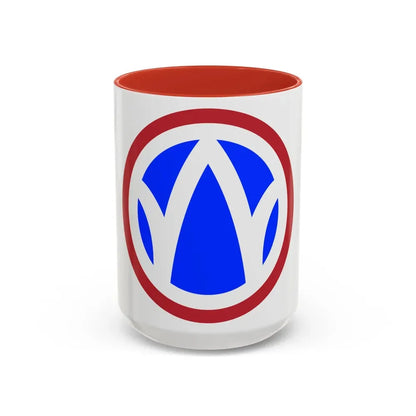 89th Regional Readiness Command SSI (U.S. Army) Accent Coffee Mug 15oz Red - Go Mug Yourself