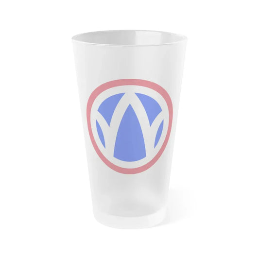 89th Regional Readiness Command SSI (U.S. Army) Frosted Pint Glass 16oz Default Title - Go Mug Yourself