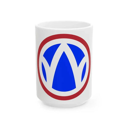 89th Regional Readiness Command SSI (U.S. Army) White Coffee Mug 15oz - Go Mug Yourself