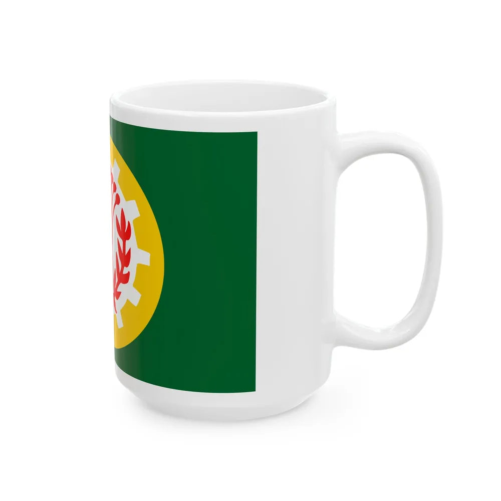 Flag of the Dakahlia Governorate Egypt - White Coffee Mug-Go Mug Yourself