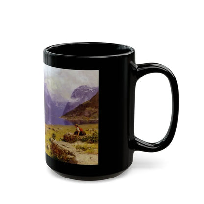 hansandreasdahl awaitinghisreturn - Black Coffee Mug-Go Mug Yourself