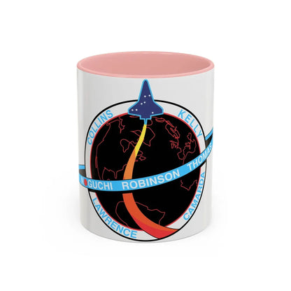 STS 114 (NASA) Accent Coffee Mug-11oz-Pink-Go Mug Yourself