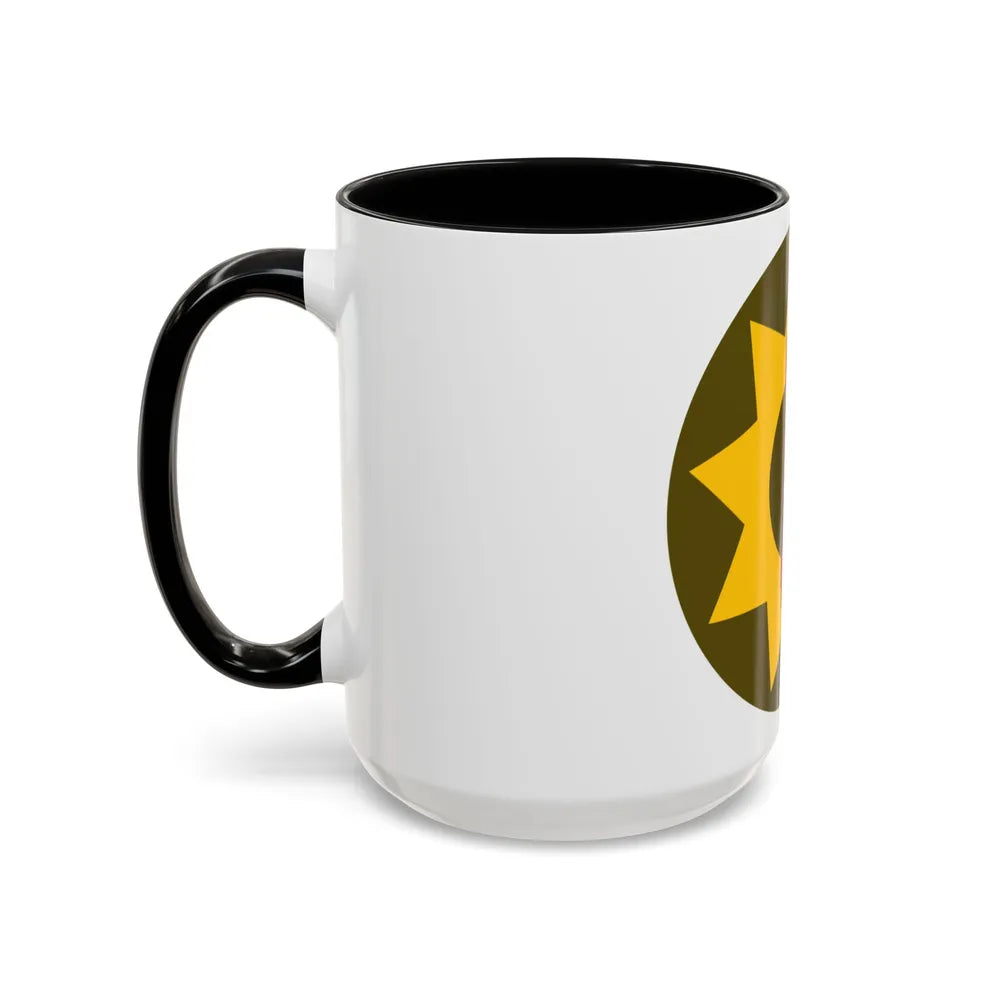 Pacific Coastal Frontier (U.S. Army) Accent Coffee Mug-Go Mug Yourself