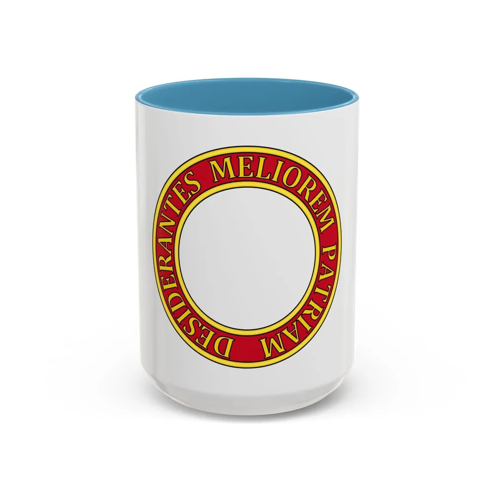 Order of Canada Circlet - Accent Coffee Mug-15oz-Light Blue-Go Mug Yourself