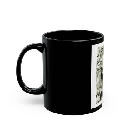 Ballyhoo Magazine Illustration - Black Coffee Mug-Go Mug Yourself