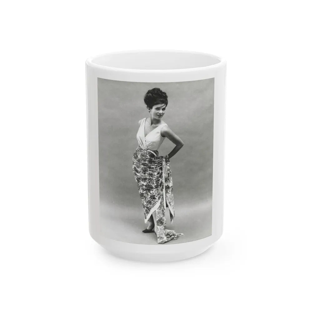 Gila Golan #26 (Vintage Female Icon) White Coffee Mug-15oz-Go Mug Yourself