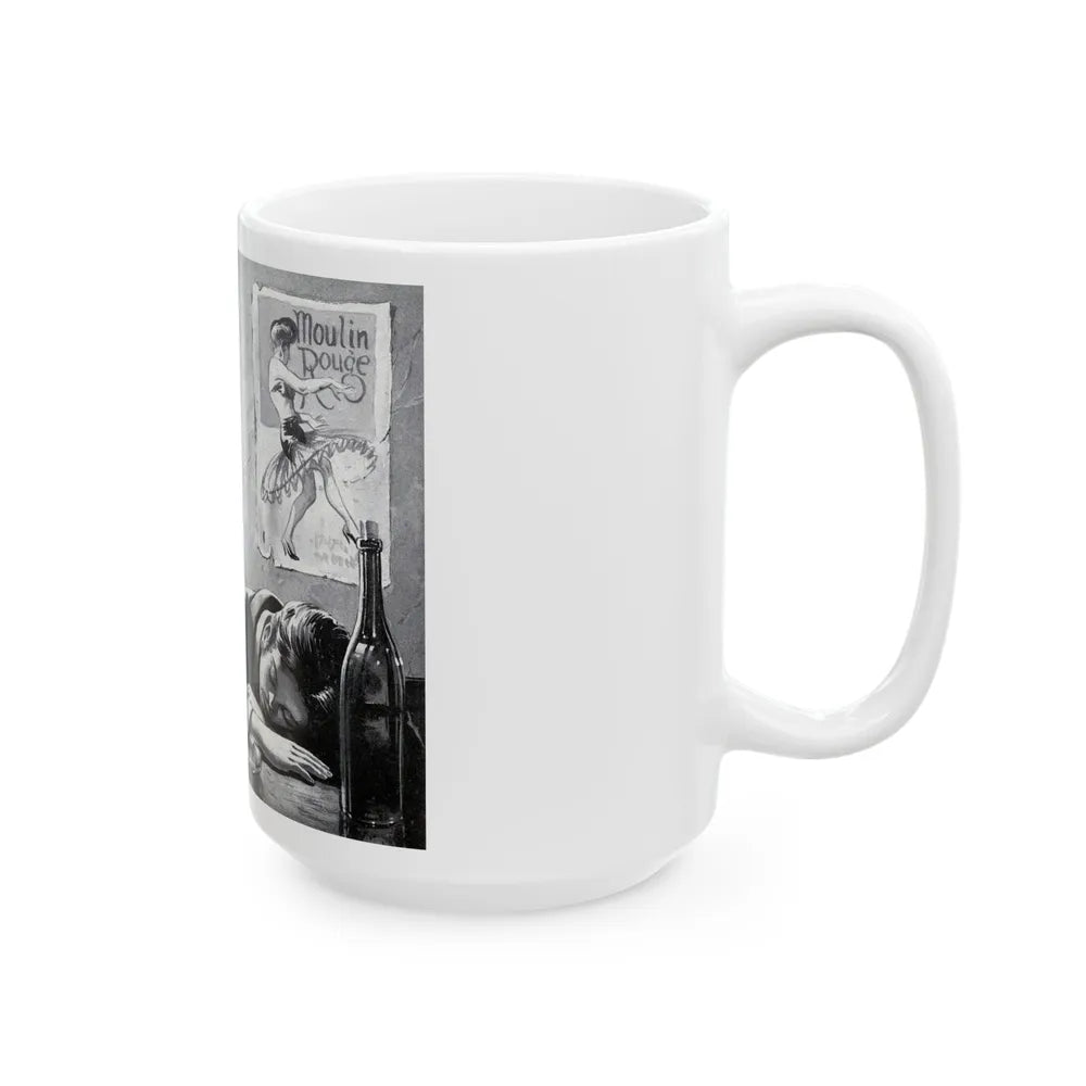 French Beret, Figure Photography magazine - White Coffee Mug-Go Mug Yourself