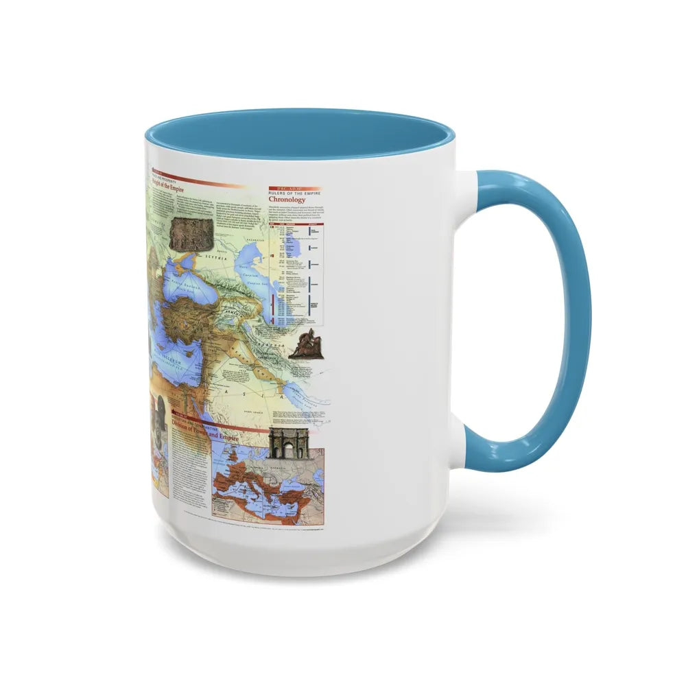 Roman Empire (1997) (Map) Accent Coffee Mug-Go Mug Yourself