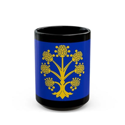 Flag of Appleby in Westmorland UK - Black Coffee Mug-15oz-Go Mug Yourself