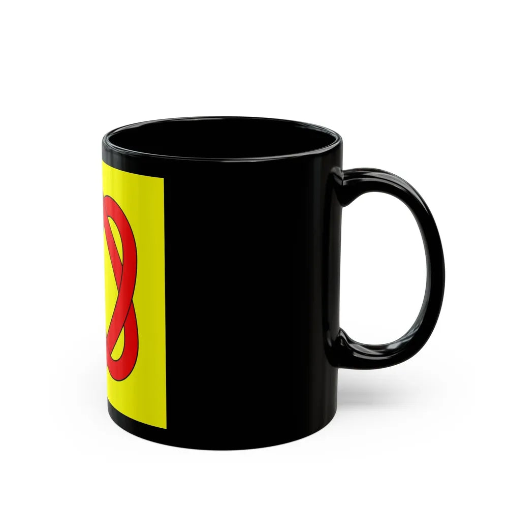 Flag of Blonay Switzerland - Black Coffee Mug-Go Mug Yourself