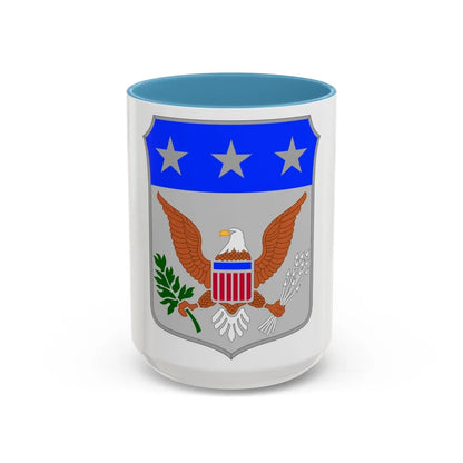 War College (U.S. Army) Accent Coffee Mug-15oz-Light Blue-Go Mug Yourself