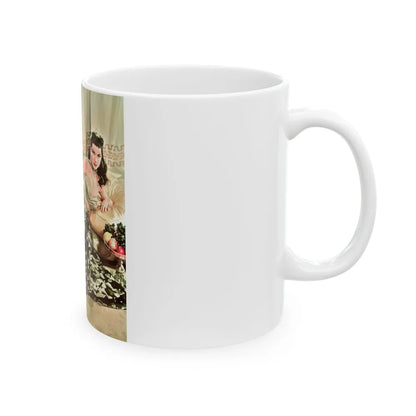 Debra Paget #462 (Vintage Female Icon) White Coffee Mug-Go Mug Yourself