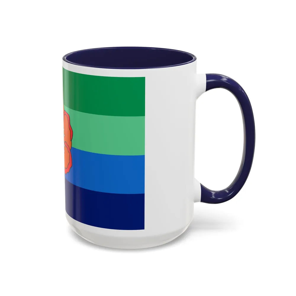 Flag of Angaur Palau - Accent Coffee Mug-Go Mug Yourself