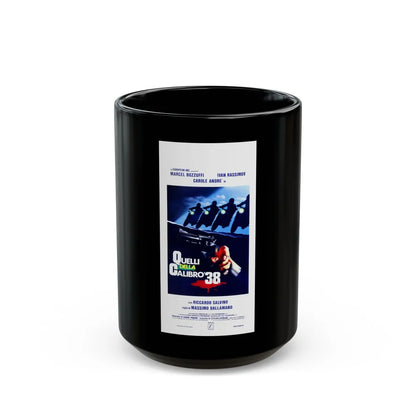 COLT 38 SPECIAL SQUAD (2) 1976 Movie Poster - Black Coffee Mug-15oz-Go Mug Yourself