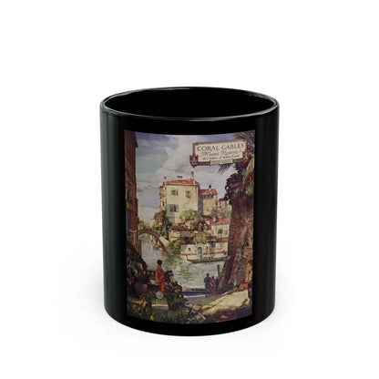 Coral Gables ad, Town & Country, March 1, 1926 - Black Coffee Mug-11oz-Go Mug Yourself