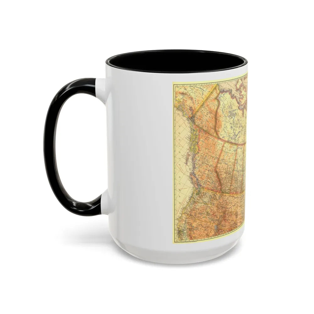 Canada (1936) (Map) Accent Coffee Mug-Go Mug Yourself