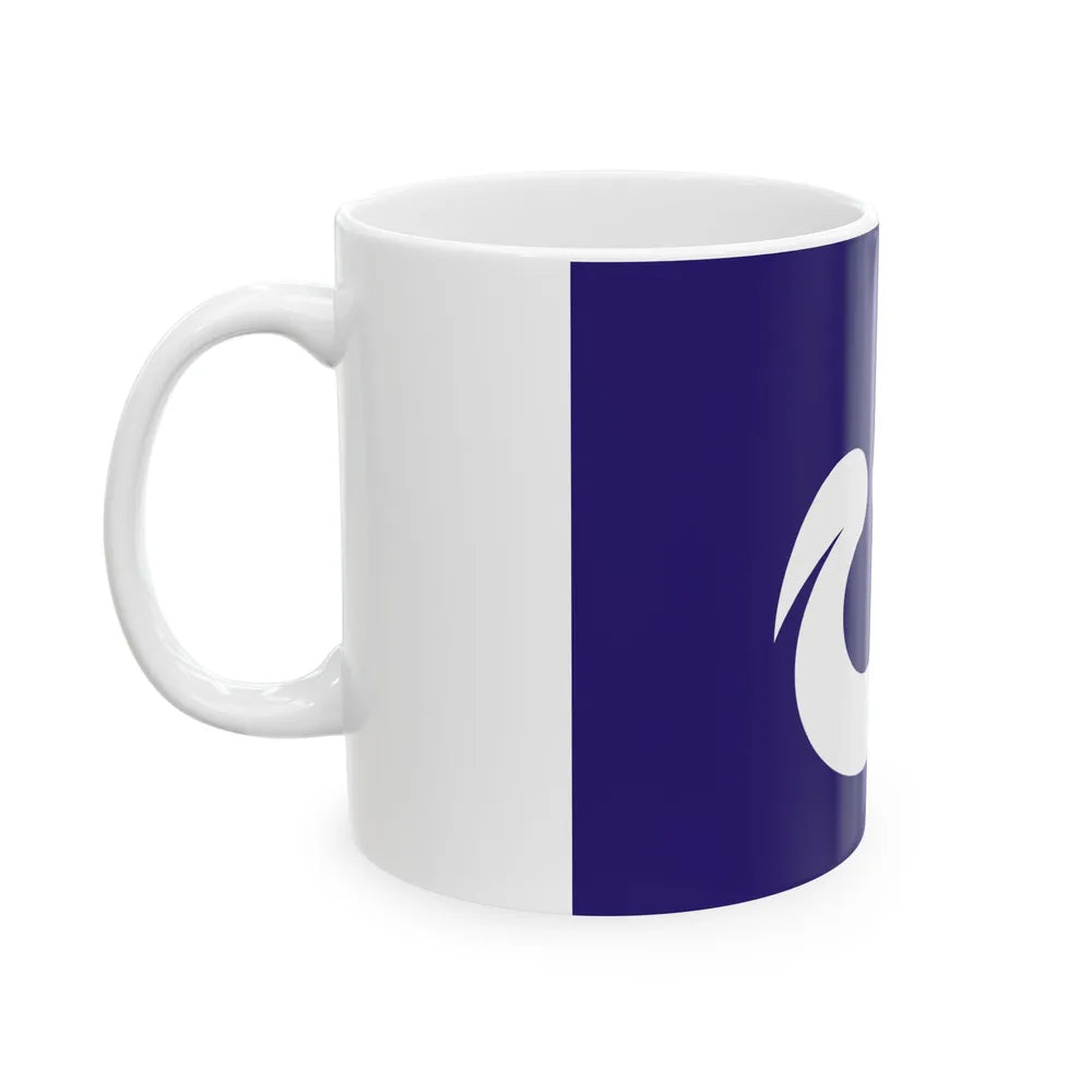 Flag of Hirakata Osaka Japan - White Coffee Mug-Go Mug Yourself