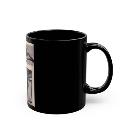 Eve Meyer #25 (Vintage Female Icon) Black Coffee Mug-Go Mug Yourself