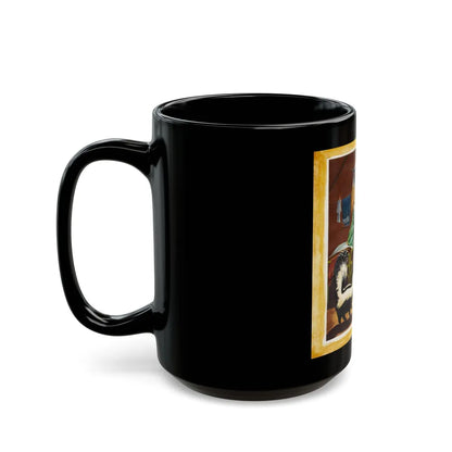 Camp Wickie, Illustration - Black Coffee Mug-Go Mug Yourself