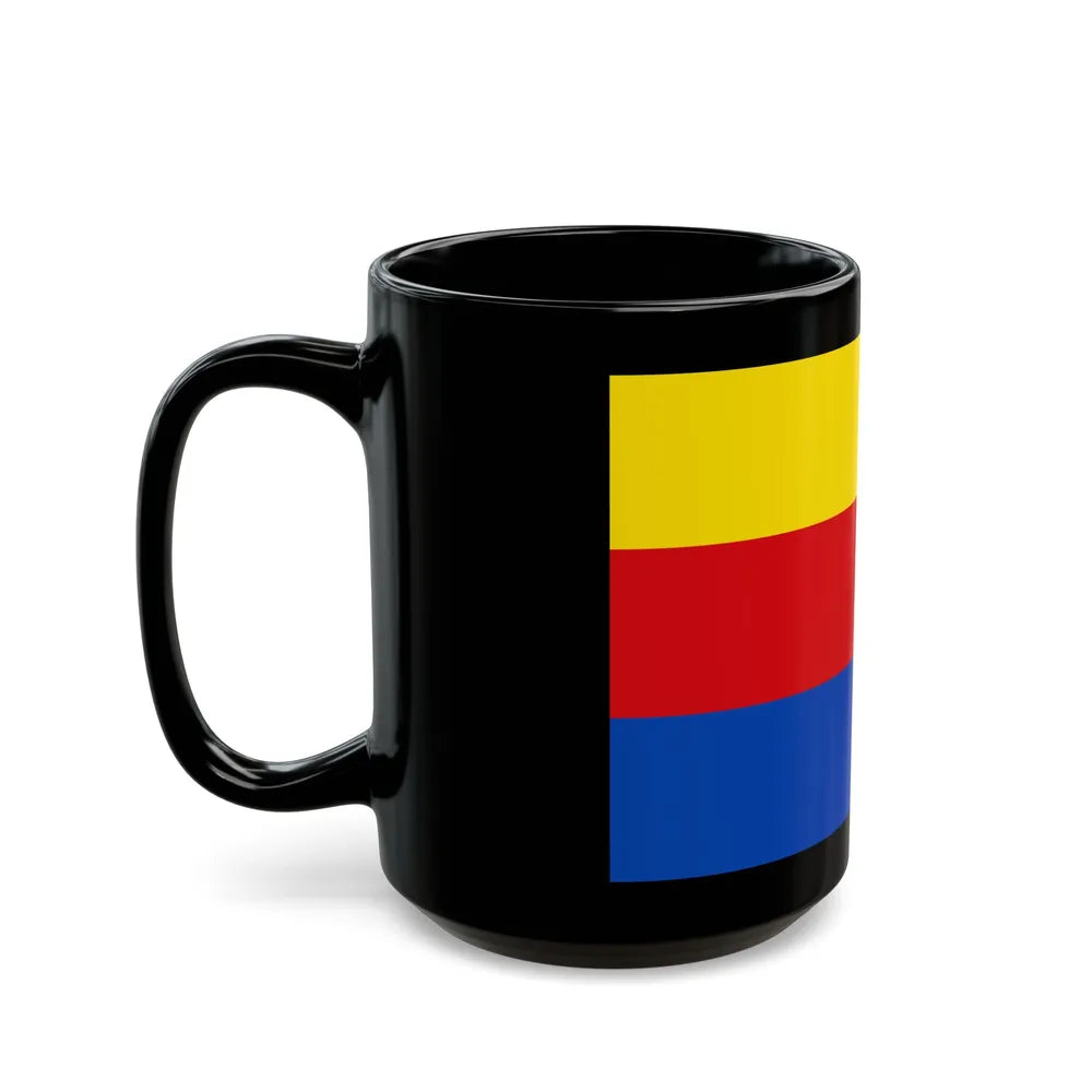 Flag of North Holland Netherlands - Black Coffee Mug-Go Mug Yourself