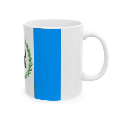 Flag of Irkutsk Oblast Russia - White Coffee Mug-Go Mug Yourself