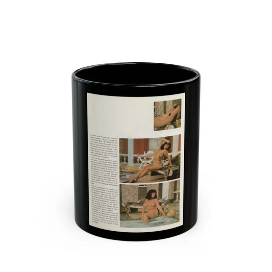 June Palmer #134 - Foreign Magazine Spread (Vintage Female Icon) Black Coffee Mug-11oz-Go Mug Yourself