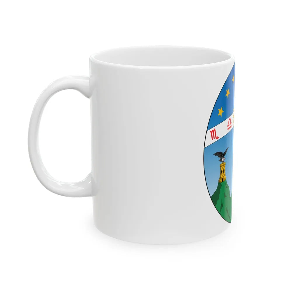 Coat of arms of Ecuador (1835) - White Coffee Mug-Go Mug Yourself