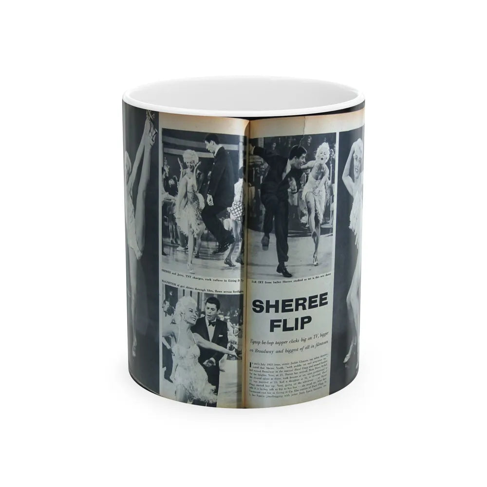 Sheree North #128 - Mag. Article (Vintage Female Icon) White Coffee Mug-11oz-Go Mug Yourself