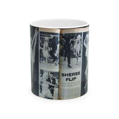 Sheree North #128 - Mag. Article (Vintage Female Icon) White Coffee Mug-11oz-Go Mug Yourself