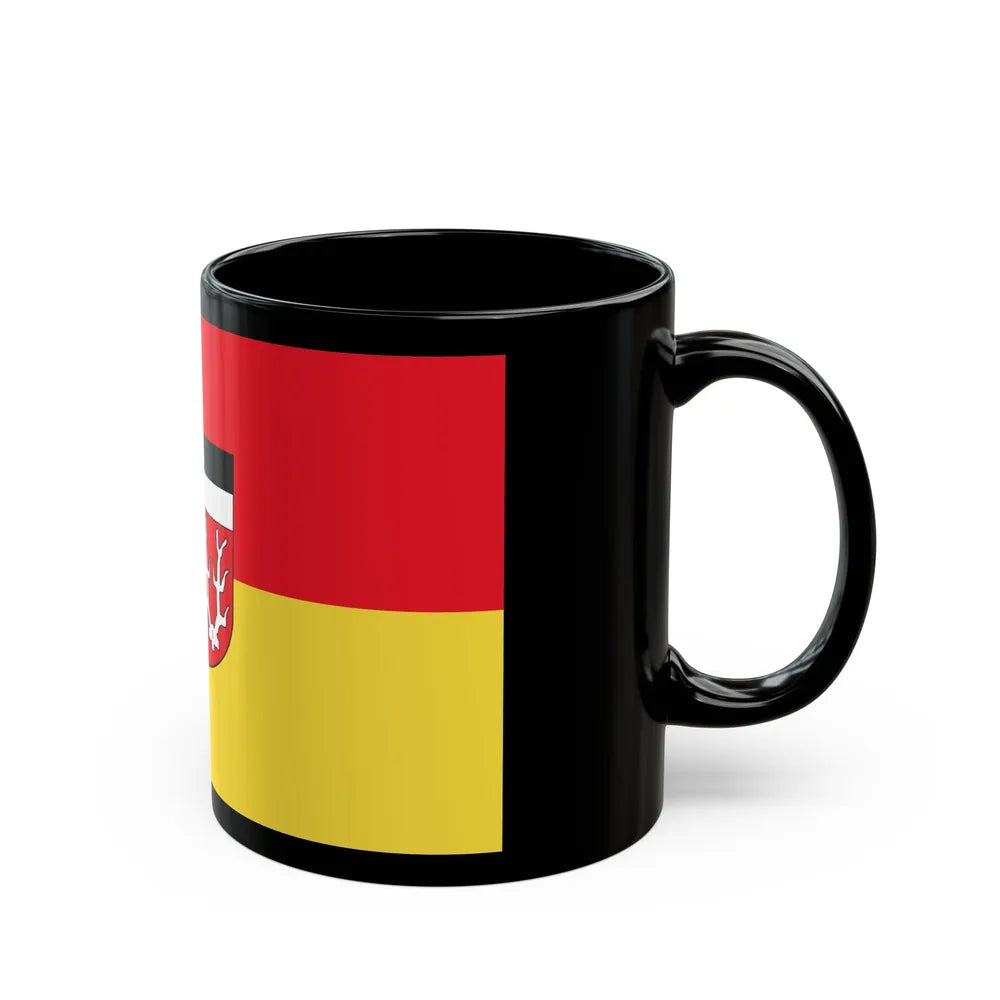 Flag of Wunsiedel Germany - Black Coffee Mug-Go Mug Yourself