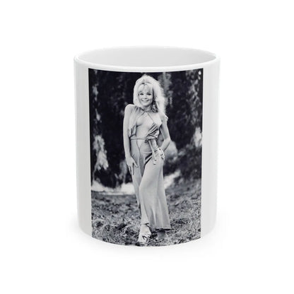 Francine York #45 (Vintage Female Icon) White Coffee Mug-11oz-Go Mug Yourself