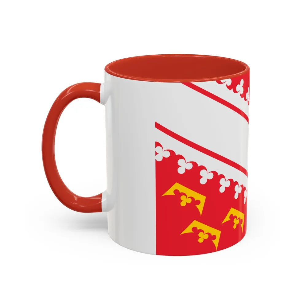 Flag of Alsace France - Accent Coffee Mug-Go Mug Yourself