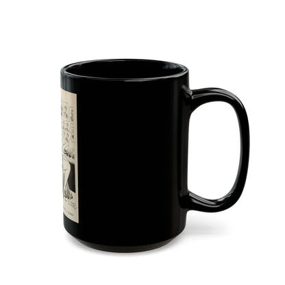 Cuties Daily Comic Strip - Black Coffee Mug-Go Mug Yourself