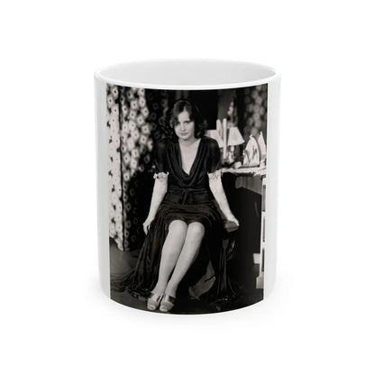 Barbara Stanwyck #31 (Vintage Female Icon) White Coffee Mug-11oz-Go Mug Yourself