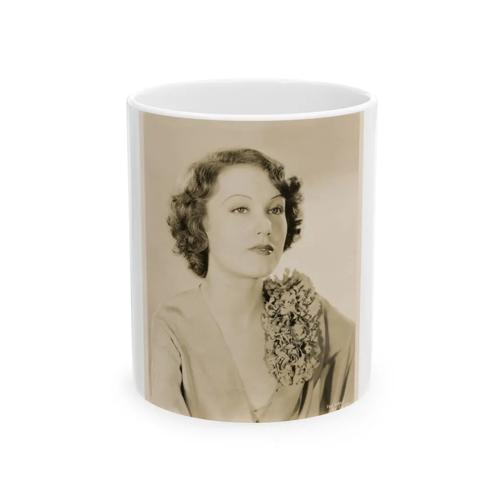 Fay Wray #122 (Vintage Female Icon) White Coffee Mug-11oz-Go Mug Yourself