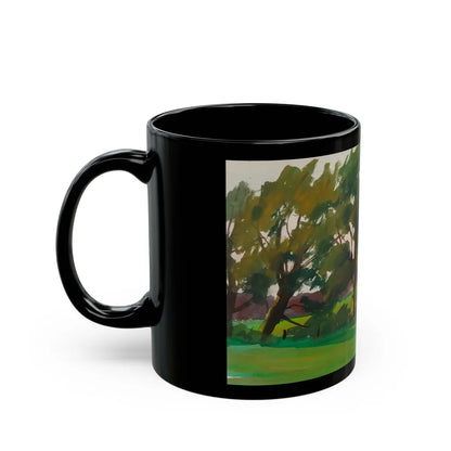 Country Life (1) - Black Coffee Mug-Go Mug Yourself