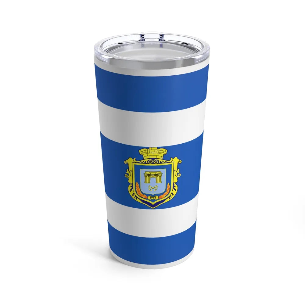 Flag of Kherson Ukraine - Tumbler 20oz-20oz-Go Mug Yourself